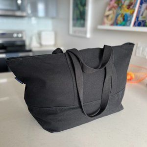 Baggu Black Canvas Weekender Bag